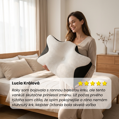 Vankúš navrhnutý pre hlbší a regenerujúci spánok