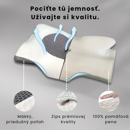 Vankúš navrhnutý pre hlbší a regenerujúci spánok