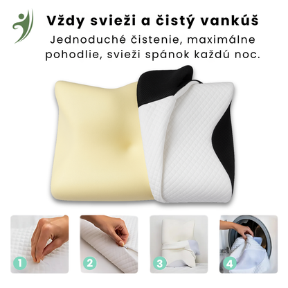 Vankúš navrhnutý pre hlbší a regenerujúci spánok