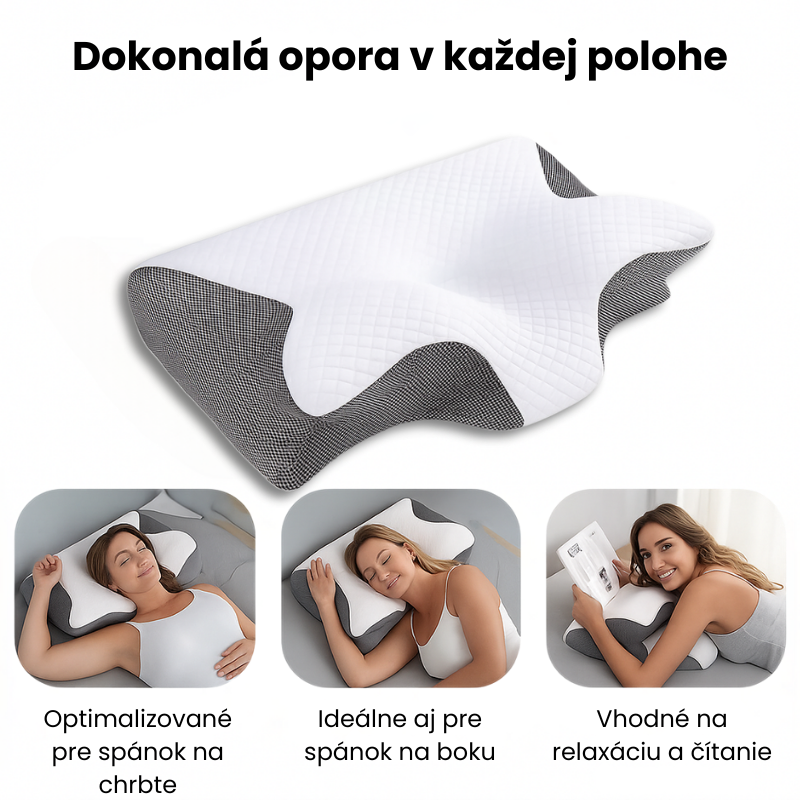 Vankúš navrhnutý pre hlbší a regenerujúci spánok