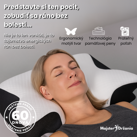 Vankúš navrhnutý pre hlbší a regenerujúci spánok